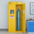 知旦 气瓶储存柜 双瓶二代报警器 工厂智能报警气瓶柜 ZD210 黄色