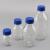 蜀牛蓝盖试剂瓶100-20000ml螺纹口玻璃丝口化学广口样品实验棕色 500ml透明蓝盖普通料