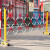 第鑫建筑施工 警示 玻璃钢伸缩围栏 管式绝缘安全隔离栏电力施工可移 红白相间(1.2m*2m)