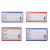 货架标签贴 仓库标识牌 磁性标签牌卡条物料标签牌标识卡 5*10强磁 白色