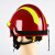 锐麻 F2消防救援头盔 头部防护防砸抢险救援头盔 带灯消防救援安全帽 F2头盔+头灯 均码*1顶 