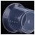 汉河  BY-2019 刻度杯 塑料烧杯 实验室器皿 塑料量杯定制 3000ml 2个
