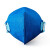 CM朝美 KN95防护口罩2001型头戴式 工业防粉尘颗粒物雾霾PM2.5 独立包装 蓝色30只/盒