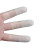 伏兴 切口磨砂指套 一次性乳胶手指套 无粉透明防滑防水点钞指套 500只/包