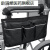 轮椅扶手侧边收纳袋 带反光条多口袋储物收纳包轮椅 灰色+黑包边 默认1