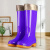 高筒雨鞋女防滑水鞋女士长筒时尚雨靴牛筋底套鞋成人防 鹿-紫色高筒-加厚款(加绒款) 36