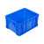 塑料加厚可带盖子蓝色胶框大号工业仓库可堆叠 575-190箱(新料) 无盖