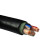 起帆(QIFAN)电线电缆  国标铜芯4芯电力电缆硬线硬电缆 黑色 1米 YJV4*4平方