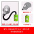 LISM高效防毒全面具喷漆化工防毒面具消防工业农药全面罩鬼脸三件套59 普达面罩+0.5米管+1号罐
