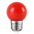星期十 彩色灯泡led灯螺口小球泡 E27LED红色球泡3W定制