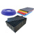CHBBUPP塑料中空板周转箱透明防静电隔板垫板万通板瓦楞板定做薄防水硬 黑色 4 4 500*500MM（10片）