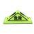 HKNA 标志灯 三角警示灯支架 三角吸顶灯荧光 磁吸中号