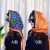 雅格罗伊（盖头莎巾）回族女人的套头纱巾多功能双面丝巾帽系带防晒防风春 青花糖果 丝巾帽