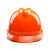 伟光V型ABS安全帽工地 新国标电绝缘安全帽 橘色旋钮式 1顶