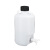 塑料放水桶5L10L25L50L升 实验室用放水瓶 下口瓶 龙头瓶 带水龙头 耐酸碱试剂瓶 5升 1 黑盖5l