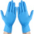 定制俊达粤龙 一次性丁腈手套 实验室防护蓝色无粉 非无菌 橡胶手 S (100只/盒)