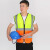 佳护 反光背心施工人安全警示衣服 可印字 黄+橘（拼色燕尾）