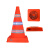 聚远（JUYUAN）LED发光路锥汽车交通道路警示路障可折叠 橙色【90CM】LED发光 灯带款 一件价