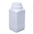 曦润 加厚塑料瓶子方瓶1000ml固体液体大口带内盖分装瓶1L化工试剂瓶 500ml乳白色-红盖款（配内盖） 100个限地区