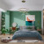 慕槿思格2023现代简约莫兰迪墨绿色系无缝墙布客厅卧室背景壁布 青铜绿10-005