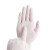 兰诗（LAUTEE）SY9006 一次性乳胶手套 白色耐用防水防油污有粉无粉橡胶乳胶手套 实验室手套 乳白色无粉 M码