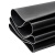安归 绝缘胶垫 3mm 6KV 1.5米*10米 黑色平面 绝缘橡胶垫 电厂配电室专用绝缘垫