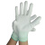 薄款PU涂掌手套劳保耐磨工作带胶防滑透气打包劳动防护干活 白色涂掌手套（12双） S