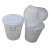 级大白桶加厚45L65L100L储水桶带盖发酵桶酿酒桶塑料大圆胶桶 加厚版100L大白桶（无盖）