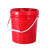 塑料桶带盖密封海蜇小桶子白色大胶水桶5L升10公斤KG奔新农 5L透明 2个装