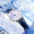 西铁城（CITIZEN） 手表光动能蓝宝石表镜水晶装饰贝母表盘时尚两针腕表520礼物 EX1480-15D