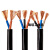 国标铜芯电源线RVV2 3 4芯0.5 0.75 1.0 1.5 2.5 6平方软护套电线 3芯4.0平方无氧铜(10米)