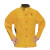 焊卫 焊接防护服 阻燃布上身焊服 HW-3022 金黄色皮 XXXL码