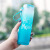 渐变色磨砂七彩水杯时尚便携式耐热广告可爱家用潮流玻璃杯子 绿色 0ml 0只