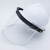 防冻面屏防液体飞溅头罩液氮LNG加气液站防护面罩耐低温面罩高温 白色安全帽面屏支架