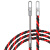 丰稚 穿线器 万能拉线 电工手动引线 钢丝暗线电线网线暗管 三股80米-圆头
