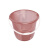 庄太太 粉色17L 大容量加厚手提透明塑料水桶储水桶学生员工宿舍便携水桶