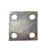 定制适用圆孔镀锌铁板钢板预埋件钢板钢管底座四孔立柱幕墙配件非 150*150*6（数量2）