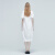 S.DEER圣迪奥女装白色茧型绑带连衣裙S20281274 白色/90 S/160