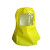 3000型耐酸碱头罩防化服防浓强碱防水防尘防飞溅实验室带面屏全面式防护防化头套头罩 黄色 均码