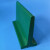 PVC绿色T型挡板输送带隔条工业皮带梯形导条防跑偏流水线爬坡 绿挡板T10mm高1米