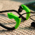 戴美乐（DAIRLE）新款外观专利无线电测向有线耳机无麦跑步运动防水防汗挂耳式无线电比赛专用适用苹果华为小米手机 绿色