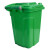 简厚 分类垃圾桶小号厨房户外商用医疗干湿分离加厚全国标准垃圾分类塑料垃圾桶 绿色【厨余垃圾】65L