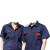 雨林军 夏季工作服 短袖套装 劳保服 藏蓝色套装 单位：套 170 
