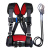 千安 三点式安全带 高空作业施工安全绳挂钩套装保险带 背带+单小钩2.7米