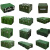 中部工品 战备物资器材箱装备搬运箱供给运输箱 小型箱655*620*425 单位：个