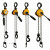 定制KACC牌迷你型手扳葫芦链式紧线器便捷式手搬葫芦手板手摇葫芦 1.5吨*1.5米