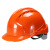 林盾 LINDUN 安全帽工地ABS工程建筑防砸抗冲击施工帽领导安全头盔免费印字 橙色(ABS 三筋加固) 均码