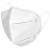 亿凌医科N95防护白口罩独立包装级一次性3d立体五层透气不闷防粉灭菌 医科n95级【成人绿色50只】独立包装
