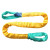 成华巨力 柔性吊装带双扣国标工业起重圆环形软吊带吊树绳 2吨10米