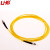 LHG 光纤跳线 ST-ST 单模单芯 黄色 25m ST/ST-SM-25米